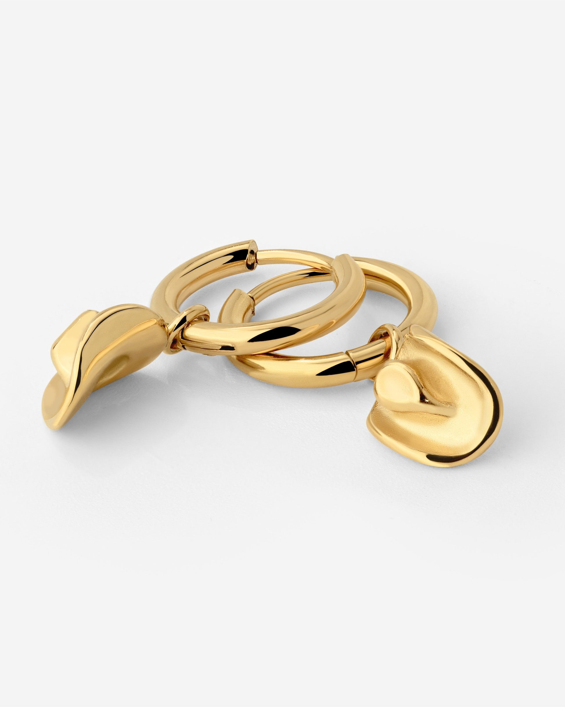 Yeehaw Hoop Set Small Gold