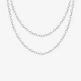 Square Y Box Chain Silver