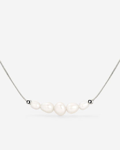 Pearlessence Choker Silver