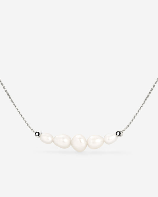 Pearlessence Choker Silver