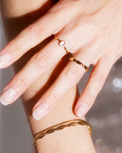 Round Snake Bracelet Rose Gold