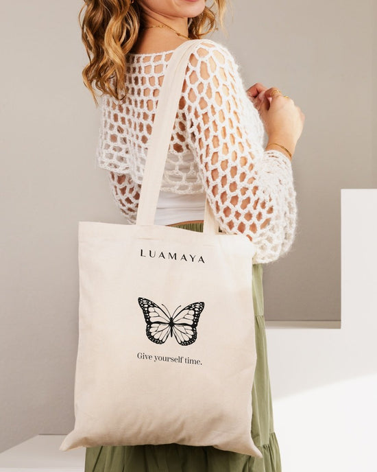 Tote bag Give yourself time