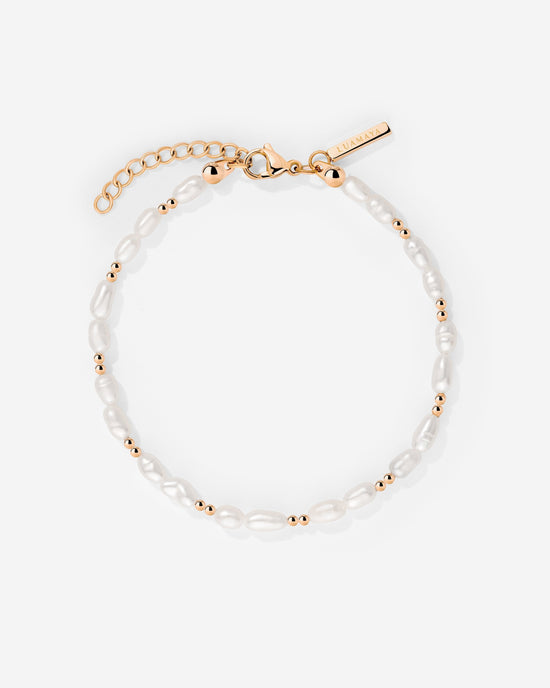 Summertime Pearl Bracelet Rose Gold
