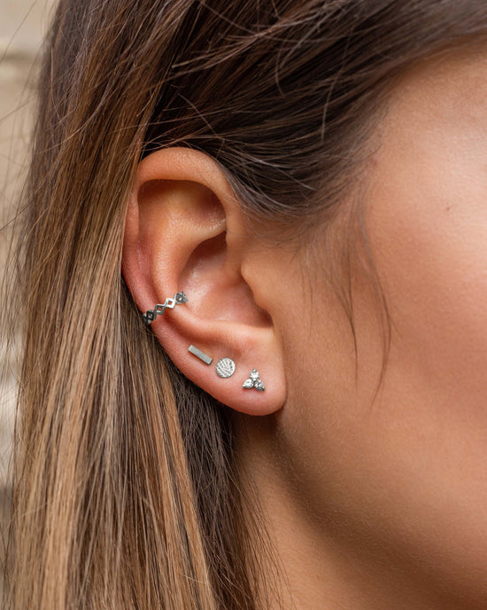 Luz Studs Silver