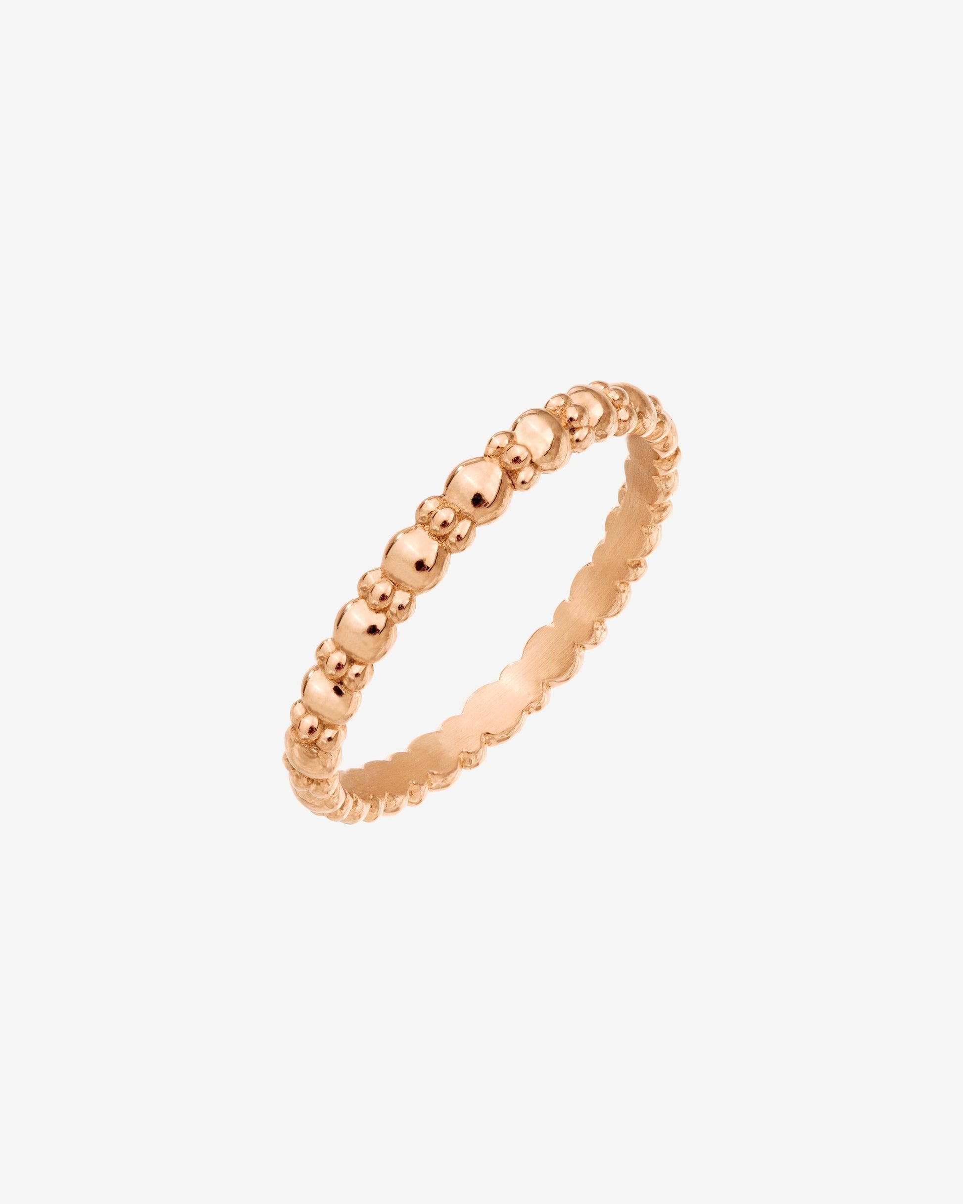 Dotted Ring Rose Gold