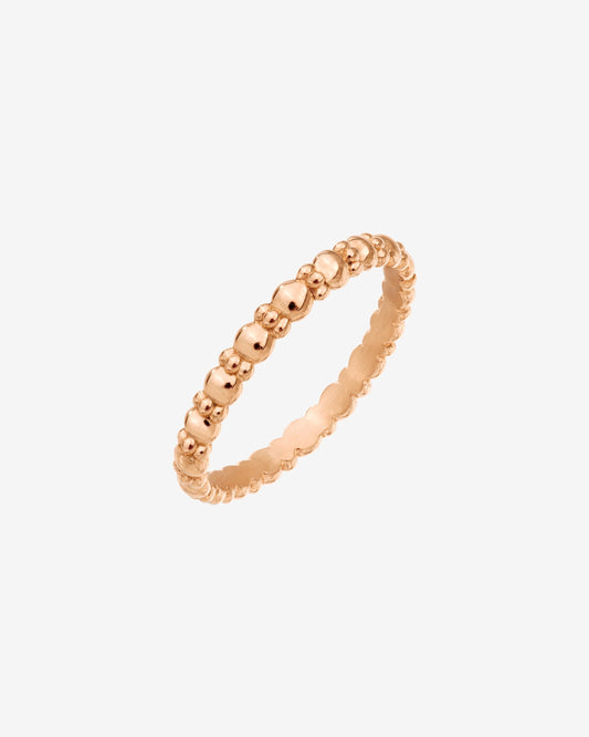 Dotted Ring Rose Gold