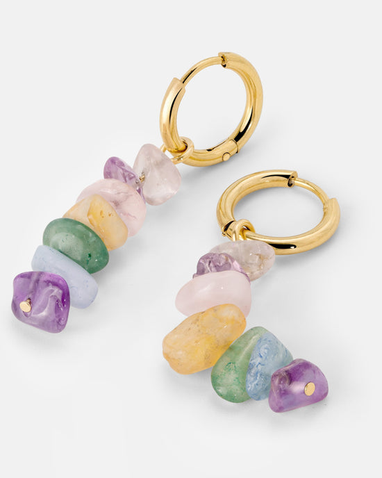 Luminous Lisy Hoop Set Small gold