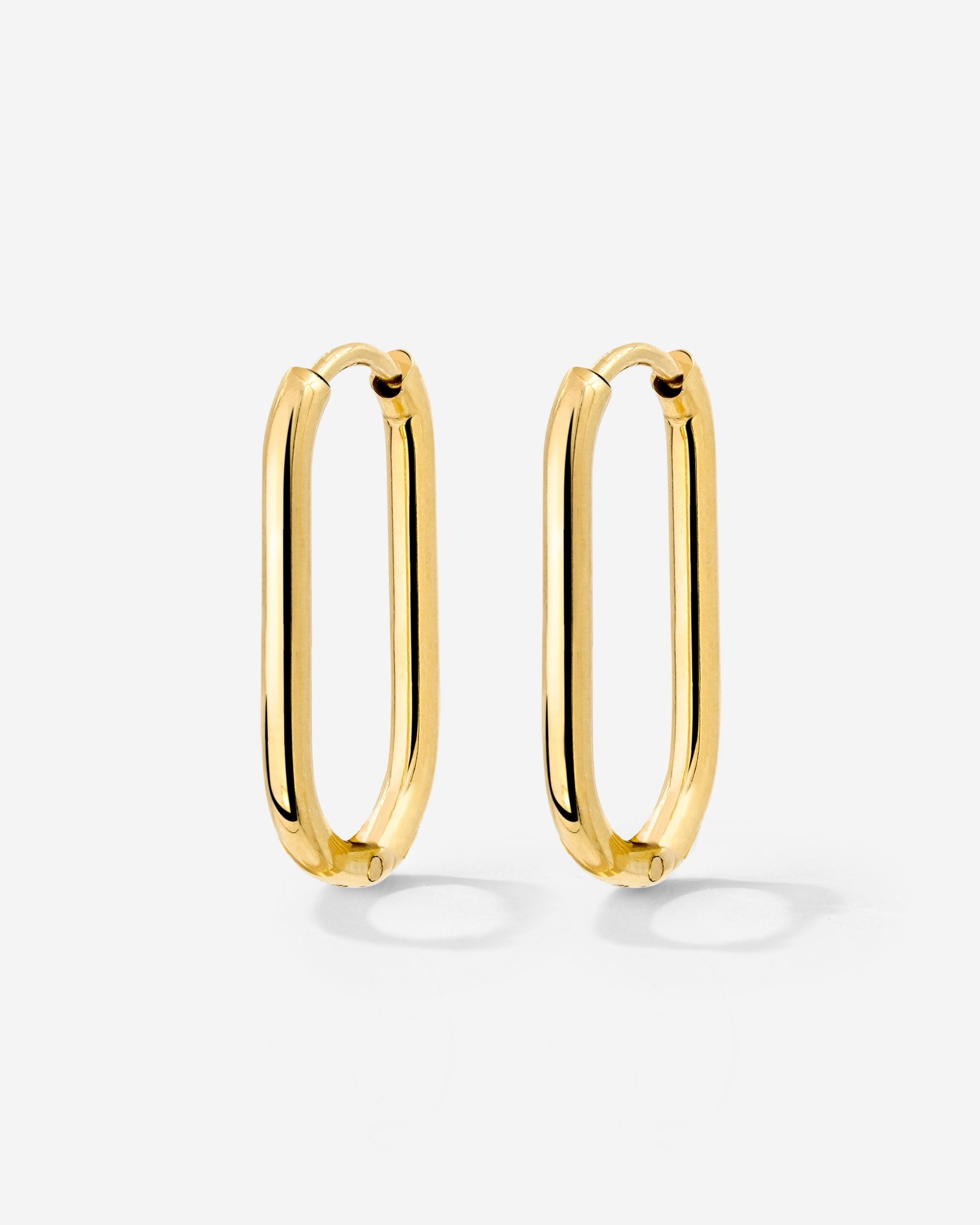 Oval Hoops Small Gold