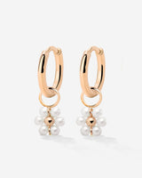 Daisy Hoop Set Small Rose Gold