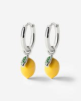Lemony Hoop Set Small Silver