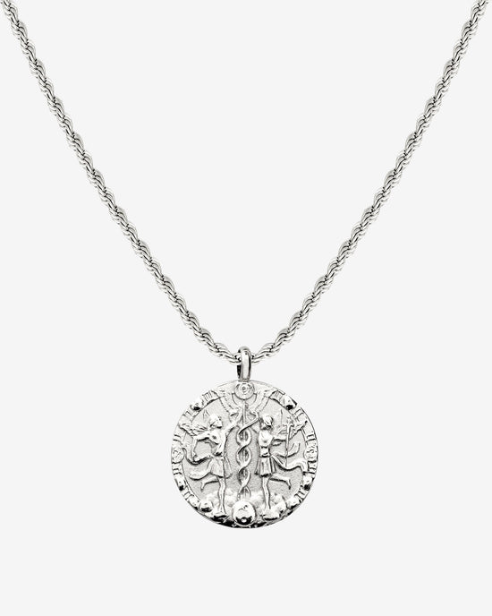 Zodiac Sign Necklace Silver