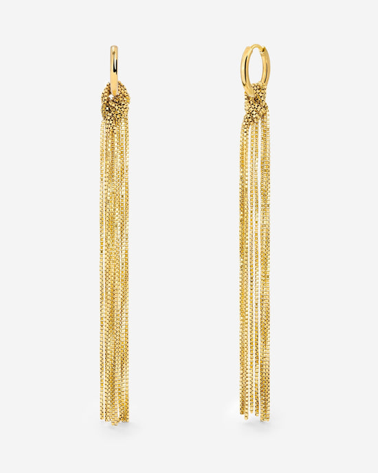 Sea Strands Hoop Set Small gold