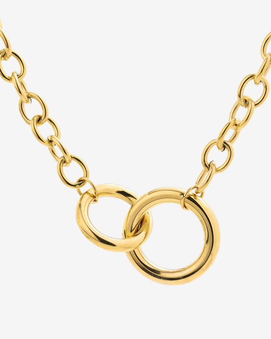 Love Me a Link Necklace gold