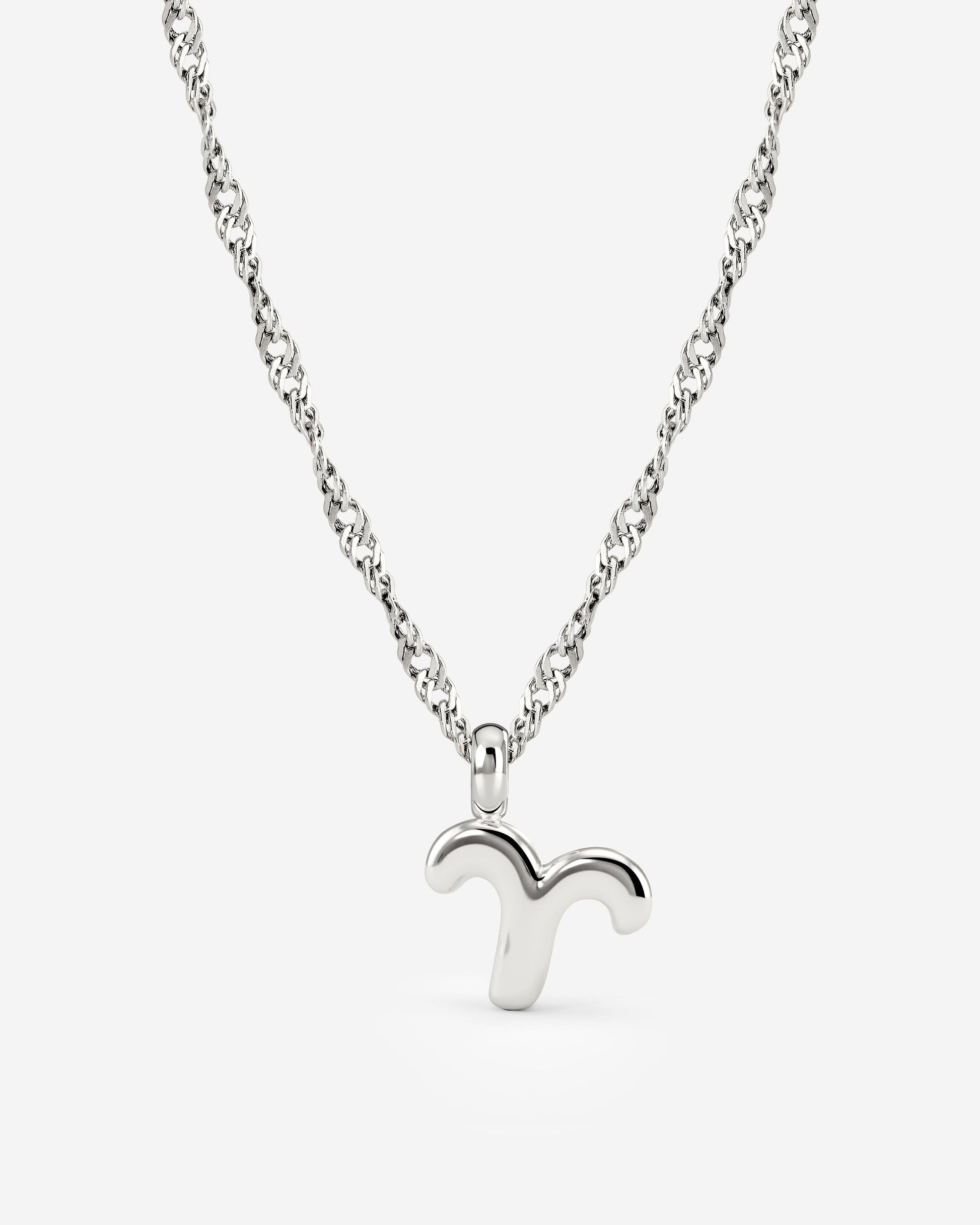 Aries Bubble Necklace Silver