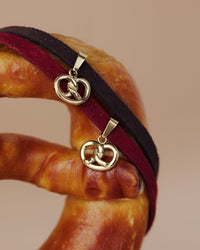 Pretzel Babe Choker Dark Brown