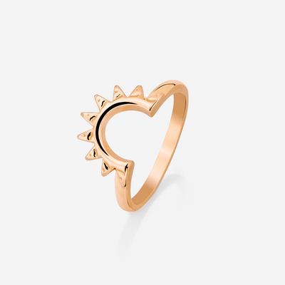Sun Ray Ring Rose Gold