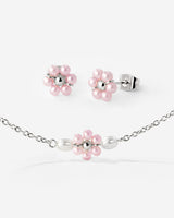 Pretty Pink Daisy Bundle Silver