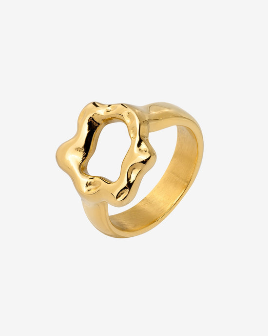 Melting Donut Ring gold