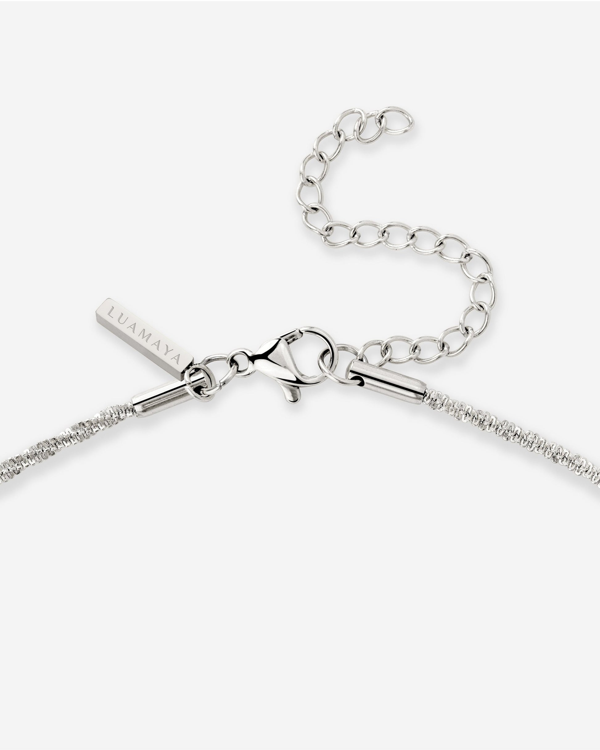 Not so silent Necklace Silver