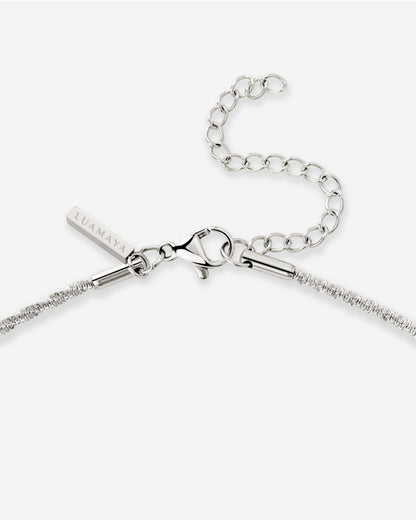 Not so silent Necklace Silver