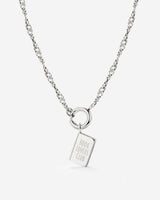 Book Lovers Club Singapore Chain Necklace Set Silver