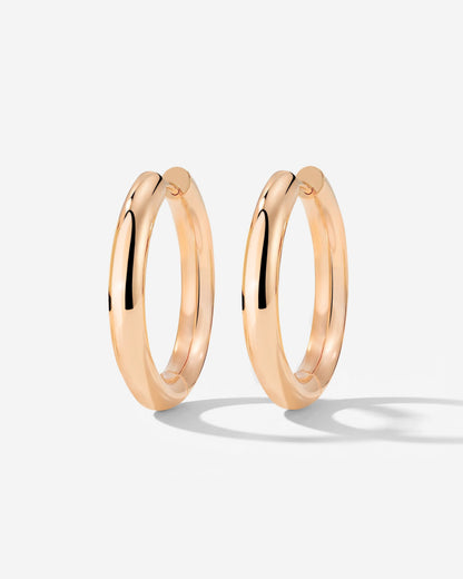 Chunky Hoopies Large Rose Gold