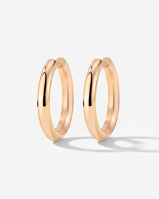 Chunky Hoopies Large Rose Gold