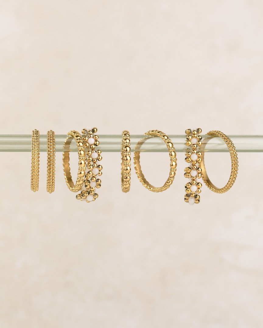 Flowery Ring Rose Gold