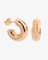 Bulky Hoop Studs Rose Gold