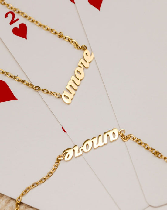 Amore Mio Necklace Silver