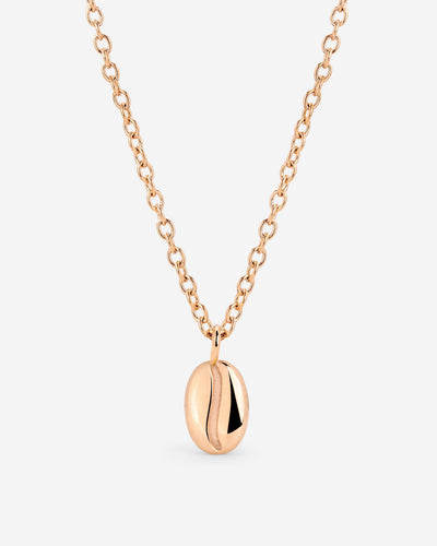 Golden Bean Necklace Rose Gold