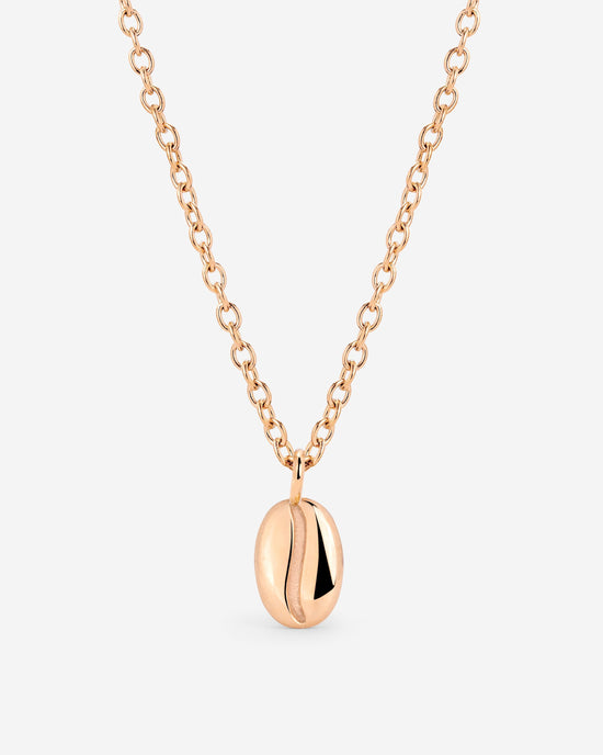 Golden Bean Necklace Rose Gold