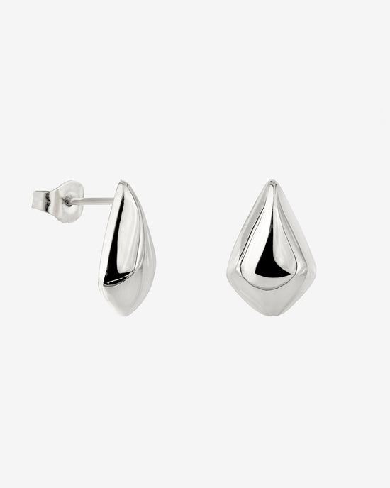 Happy Tears Studs Silver