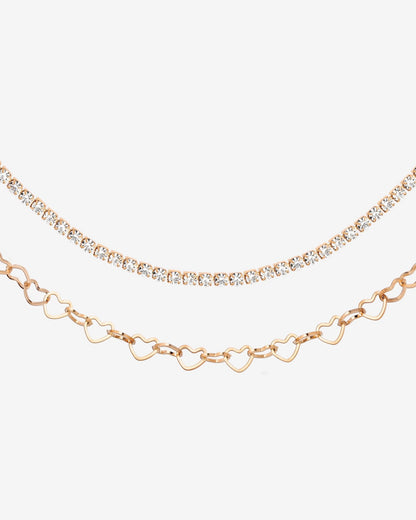 Glam Lover Necklace Bundle Rose Gold