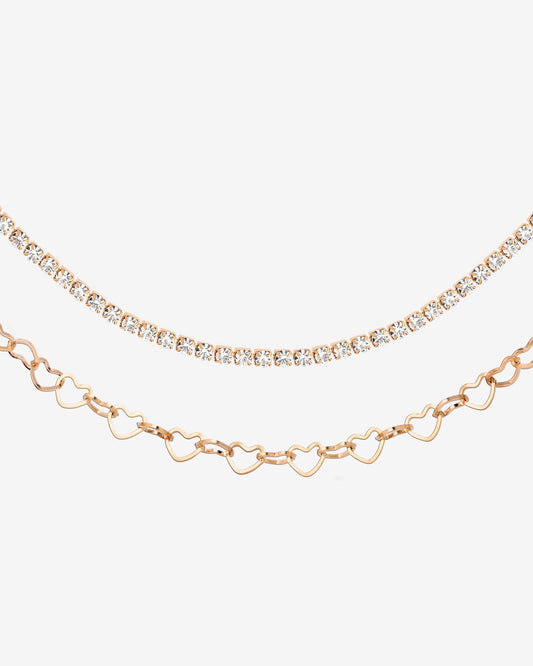 Glam Lover Necklace Bundle Rose Gold