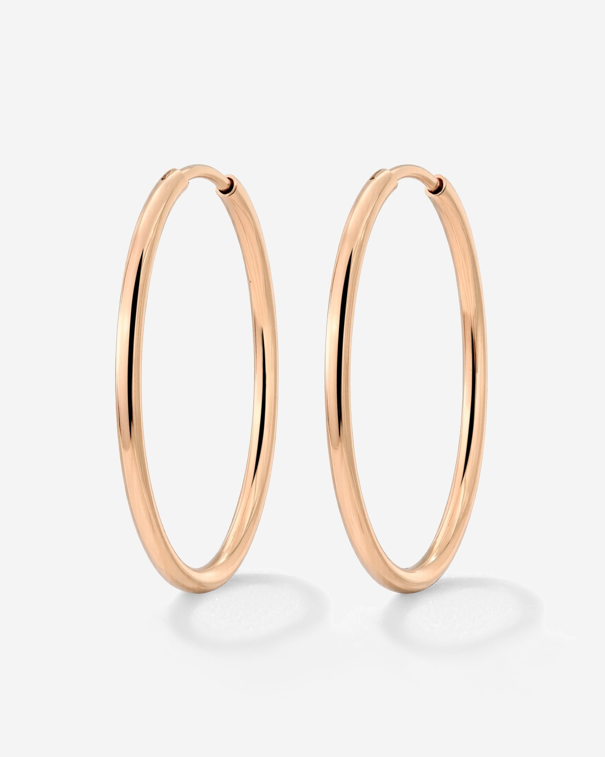 Extra Large Hoops Rose Gold