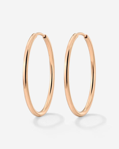 Extra Large Hoops Rose Gold