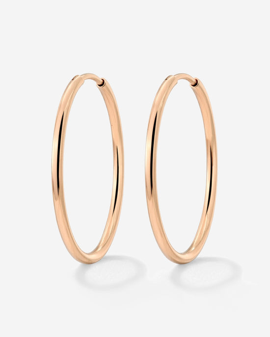 Extra Large Hoops Rose Gold