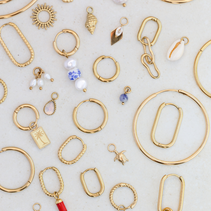 Twisted Hoop Set Medium