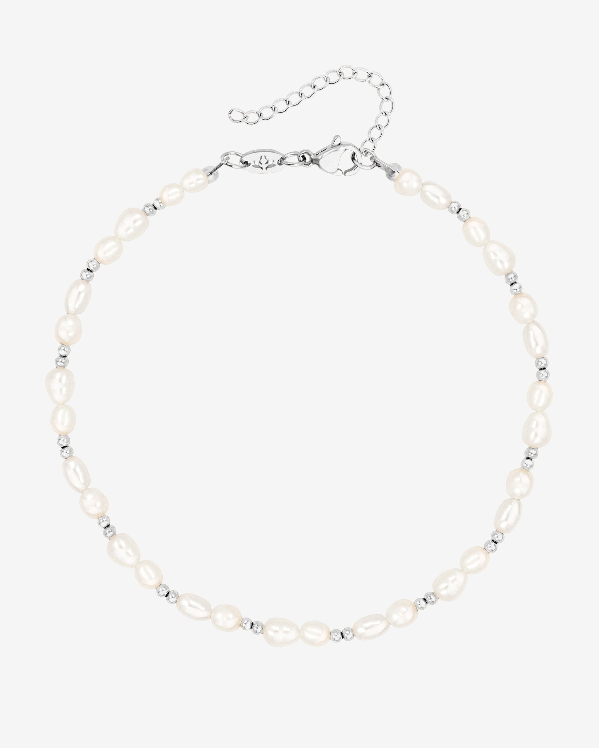 Summertime Pearl Anklet Silver