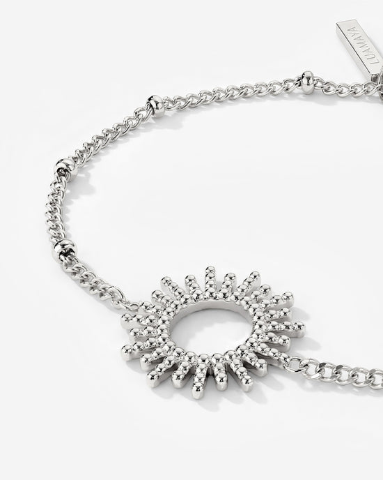 Sunny Beads Bracelet Silver