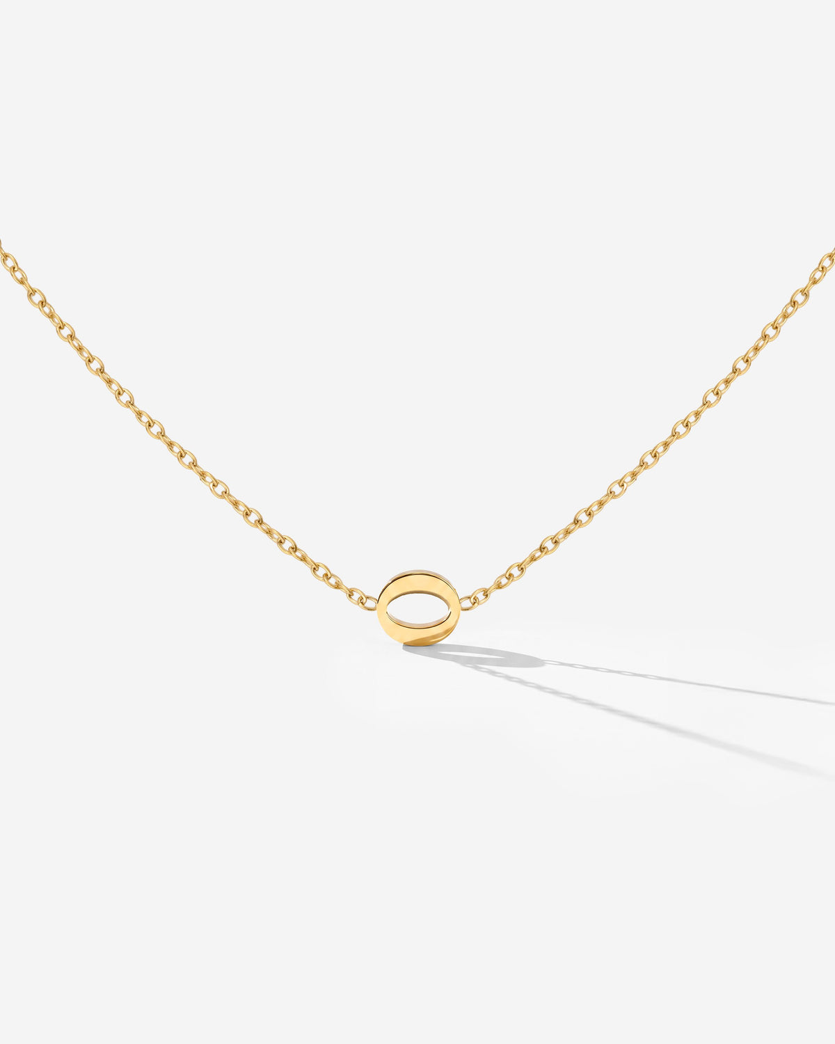 Tiny Letter Necklace