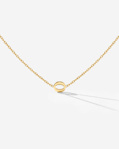 Tiny Letter Necklace