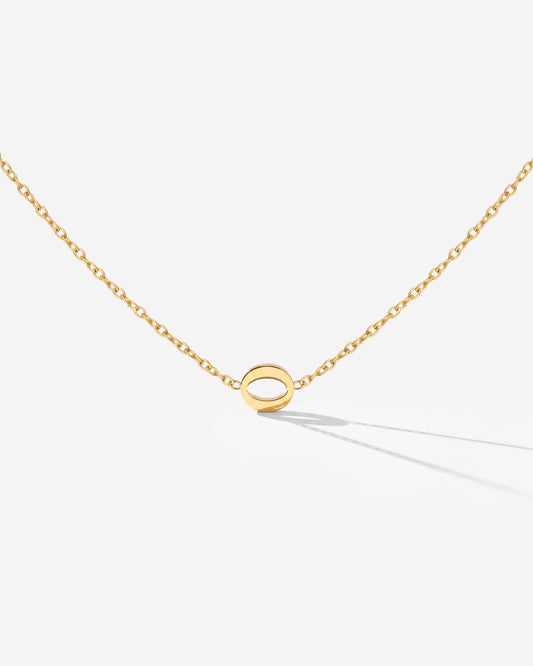 Tiny Letter Necklace