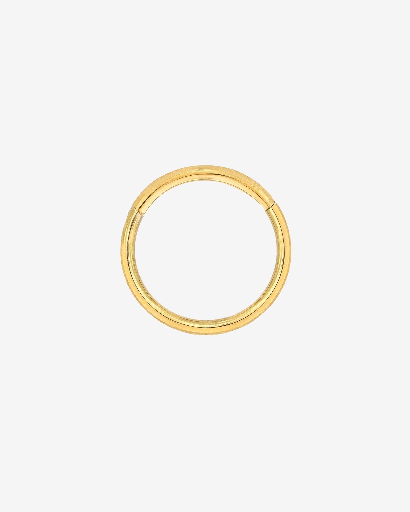 Basic Click Piercing Ring gold