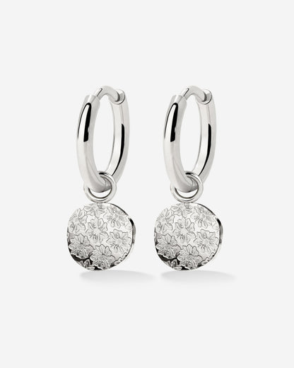 Everbloom Hoop Set Small Silver