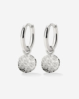 Everbloom Hoop Set Small Silver