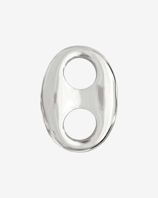 Chunky Gem Find Hoop Set Medium Silver