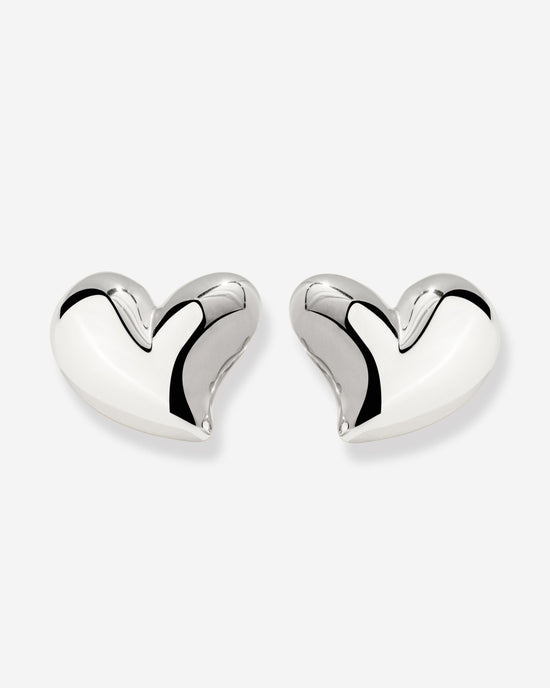 Heartie Studs Silver