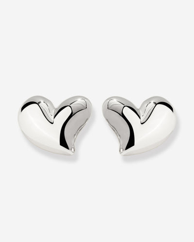 Heartie Studs Silver